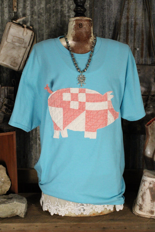 FGO Patchy Piggy Quilt T-Shirt