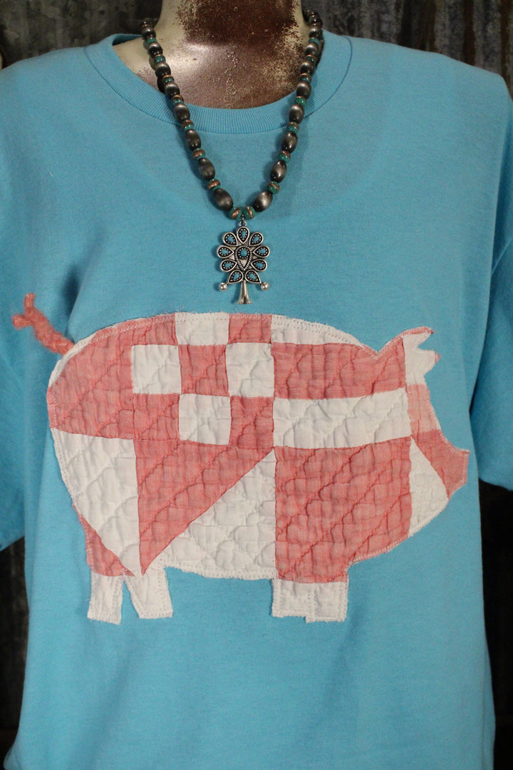FGO Patchy Piggy Quilt T-shirt