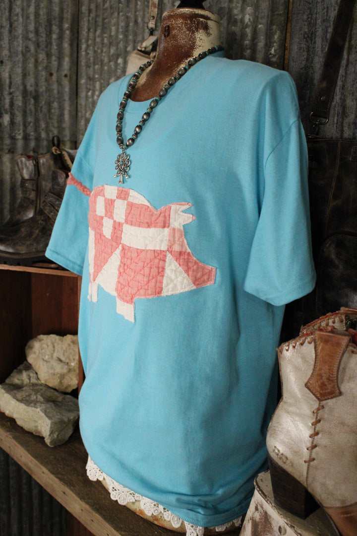 FGO Patchy Piggy Quilt T-shirt