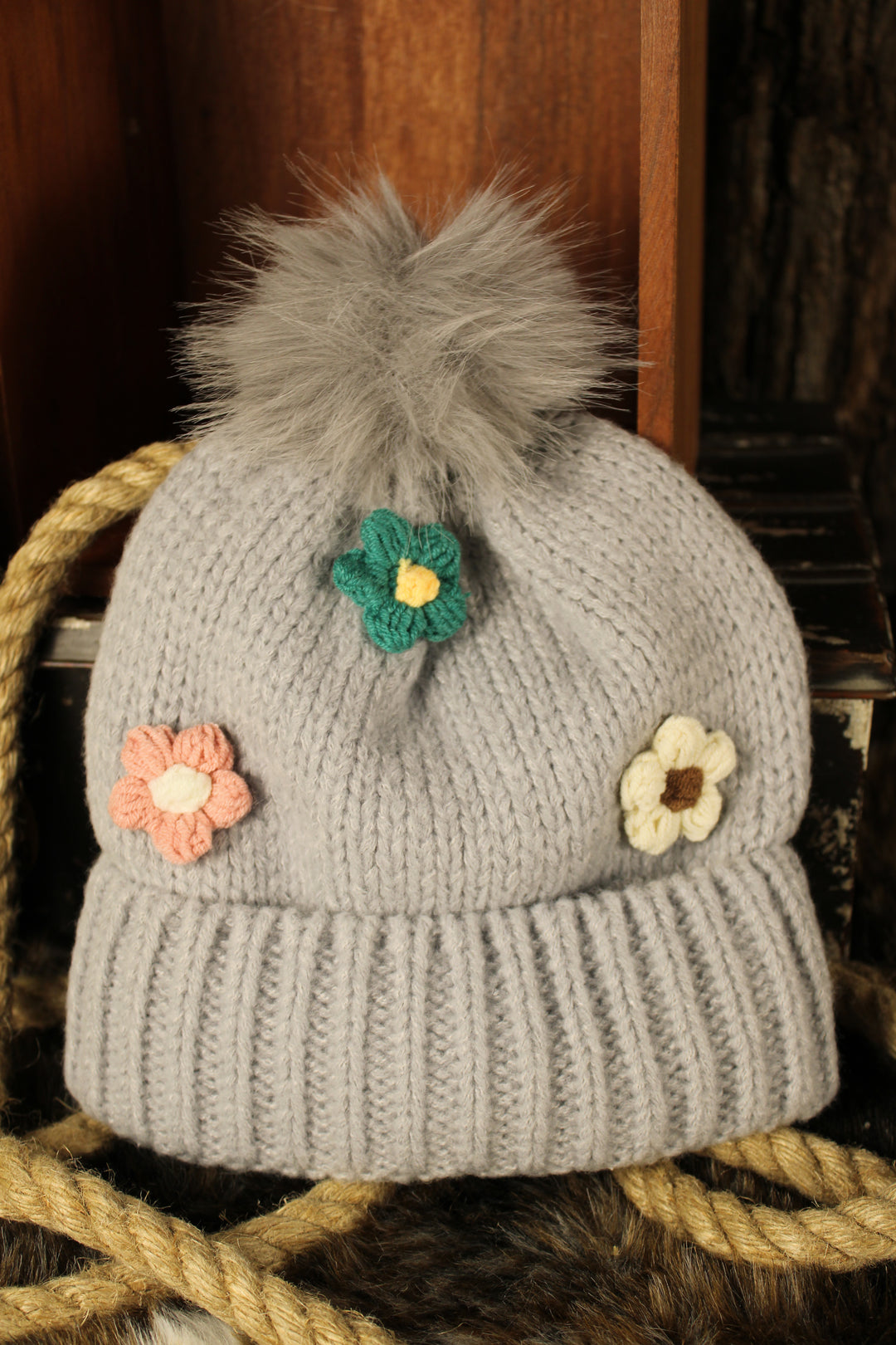 Winter Blossom Beanie