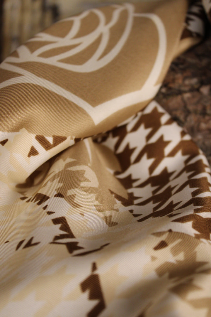 Vintage Rose Square Scarf