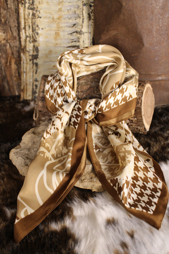 Vintage Rose Square Scarf