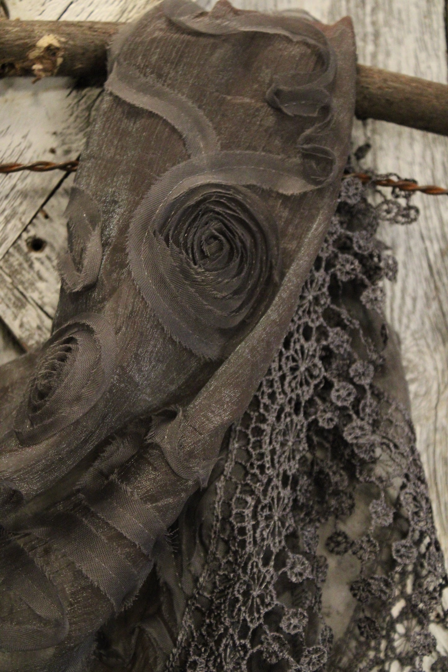 Stormy Petals Scarf