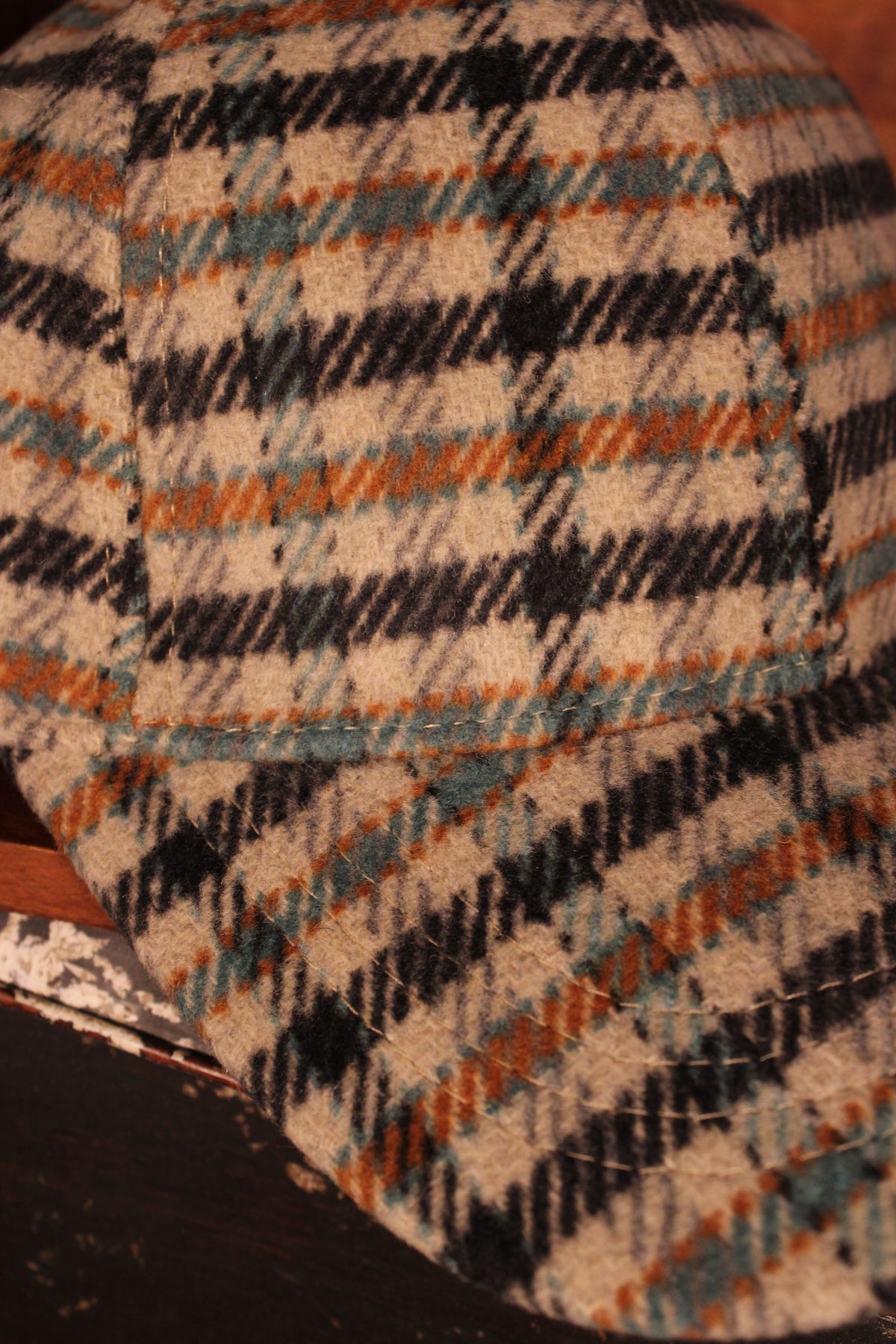 Rust & River Plaid Baseball Cap