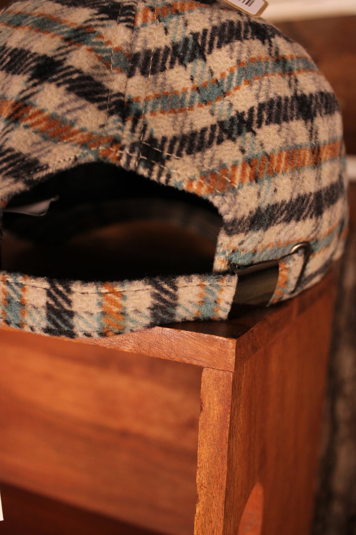 Rust & River Plaid Baseball Cap