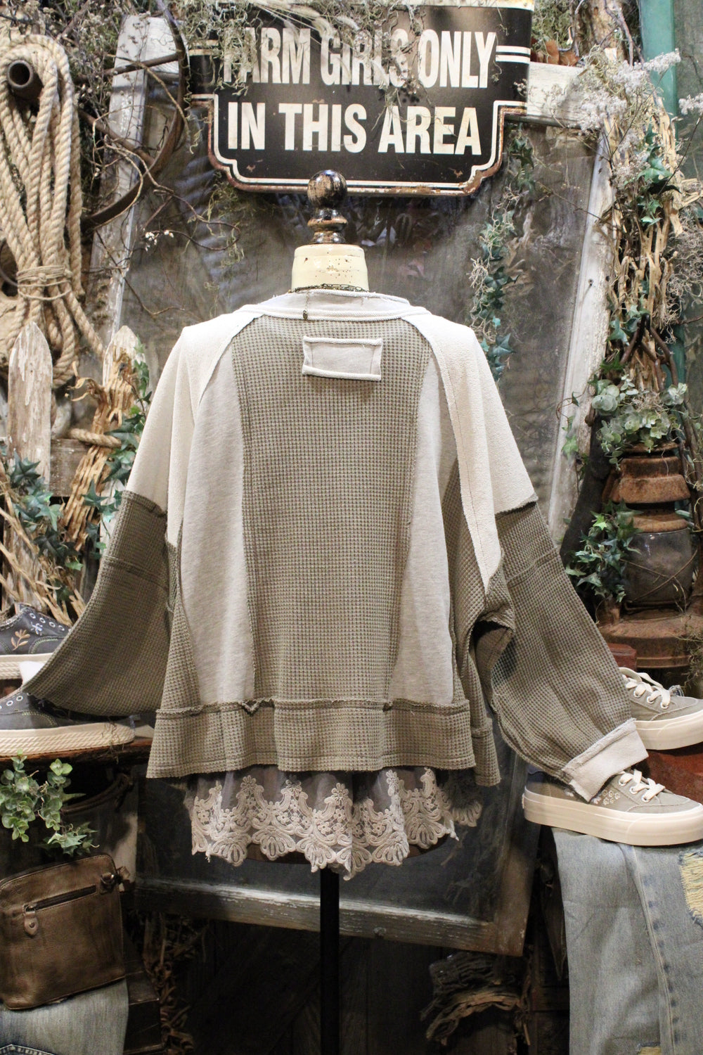 Trail Blazing Thermal Crop Casual