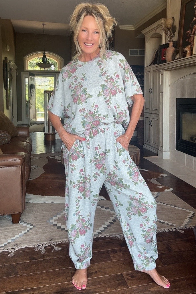 Heather Grey Garden Pants