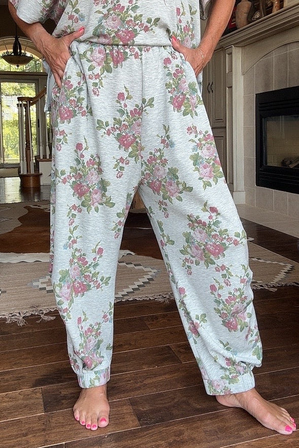 Heather Grey Garden Pants