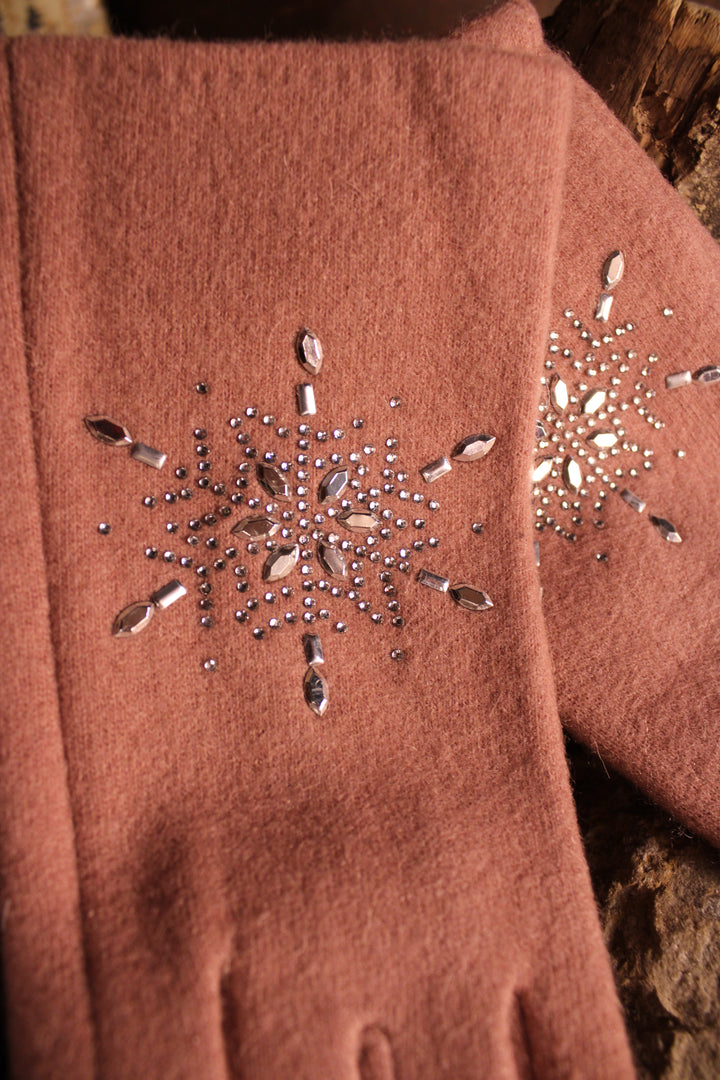Frosted Blush Touchscreen Gloves