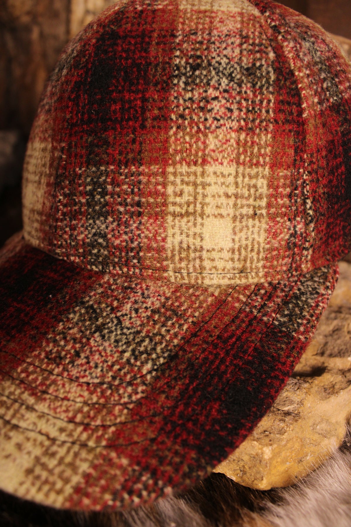 Woodland Plaid Baseball Cap