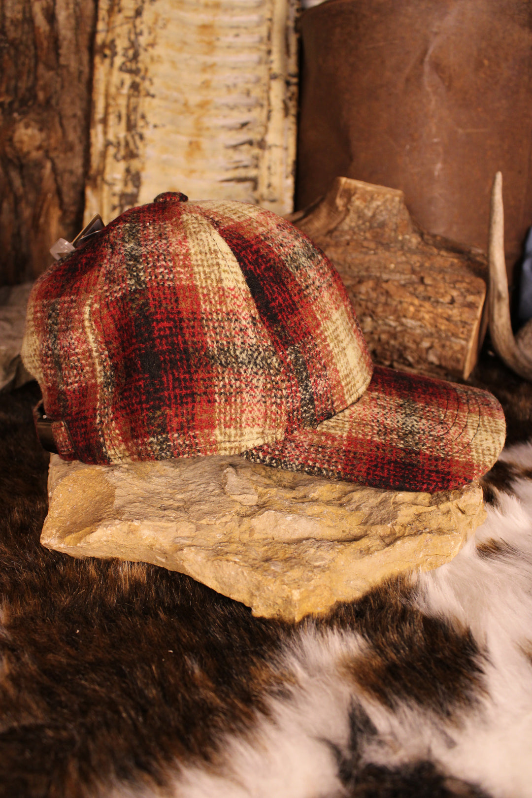 Woodland Plaid Baseball Cap