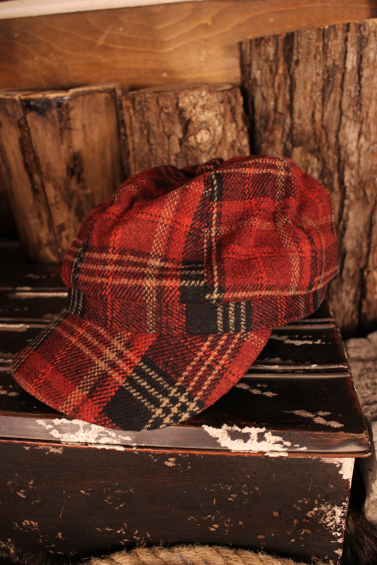 Tartan Plaid Newsboy Hat