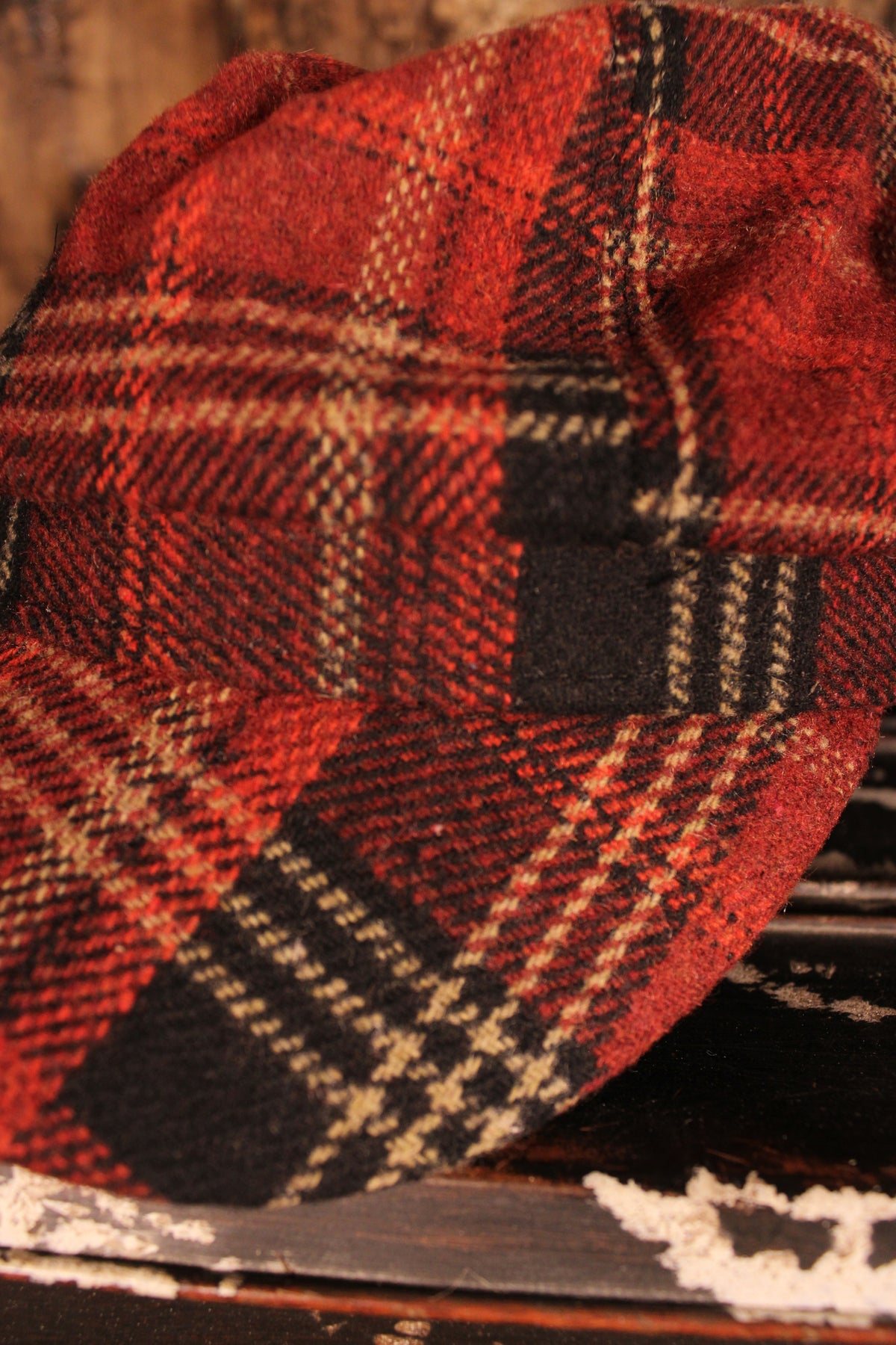 Tartan Plaid Newsboy Hat