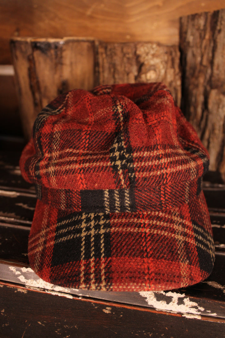 Tartan Plaid Newsboy Hat