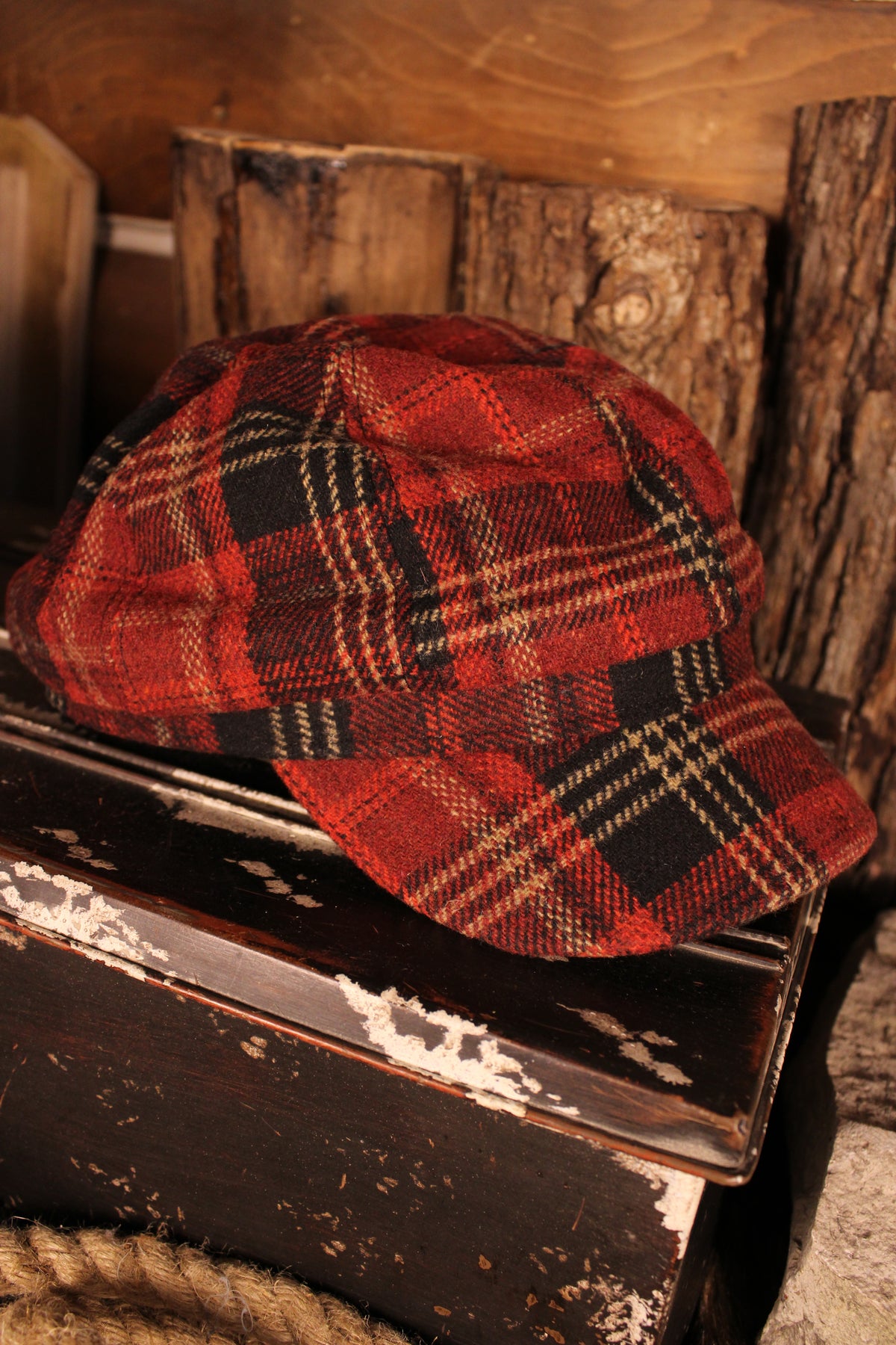 Tartan Plaid Newsboy Hat