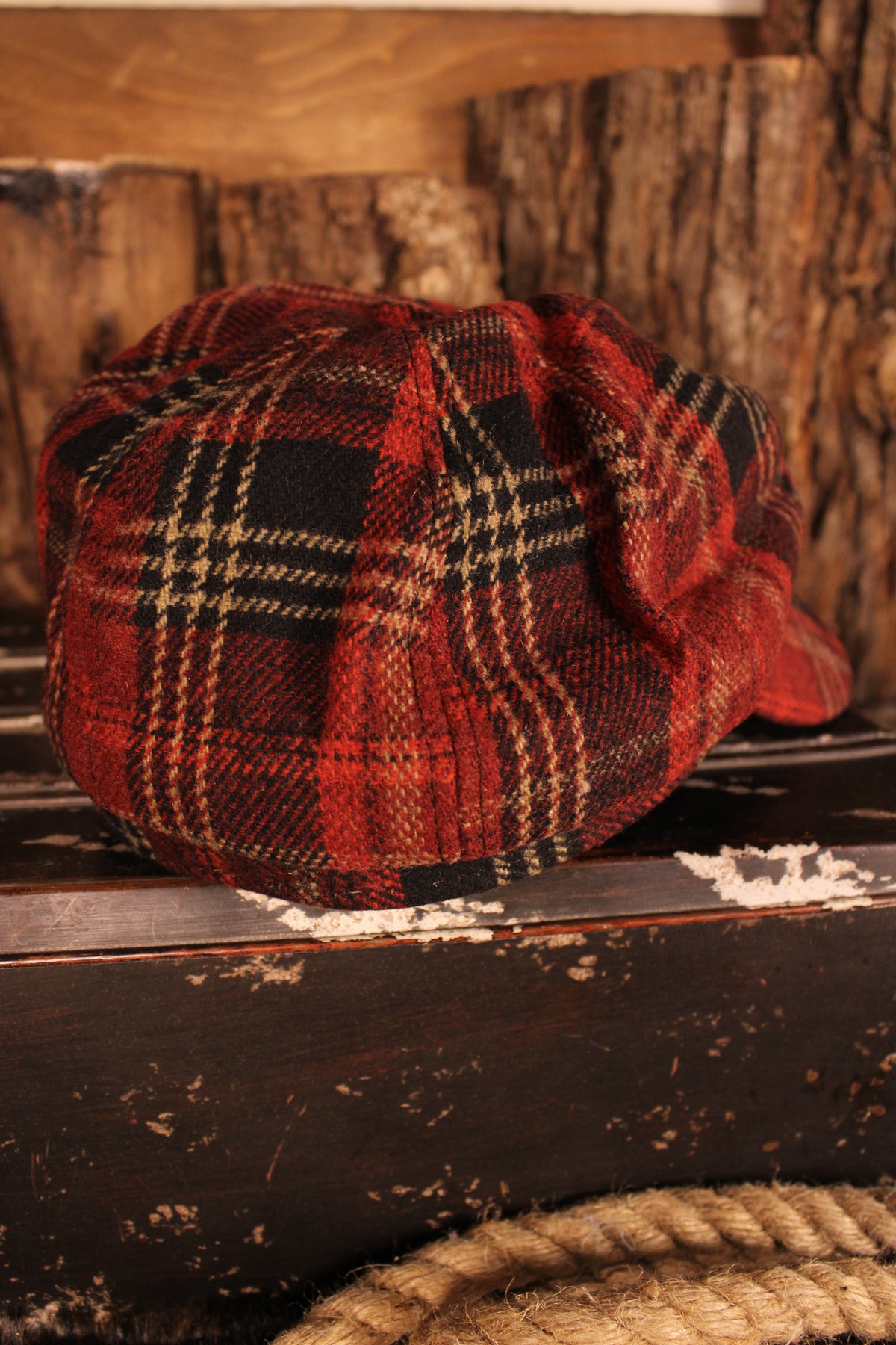 Tartan Plaid Newsboy Hat