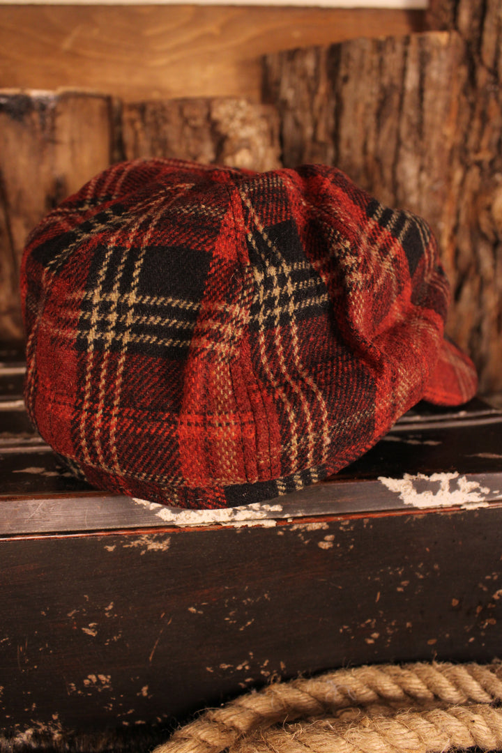 Tartan Plaid Newsboy Hat