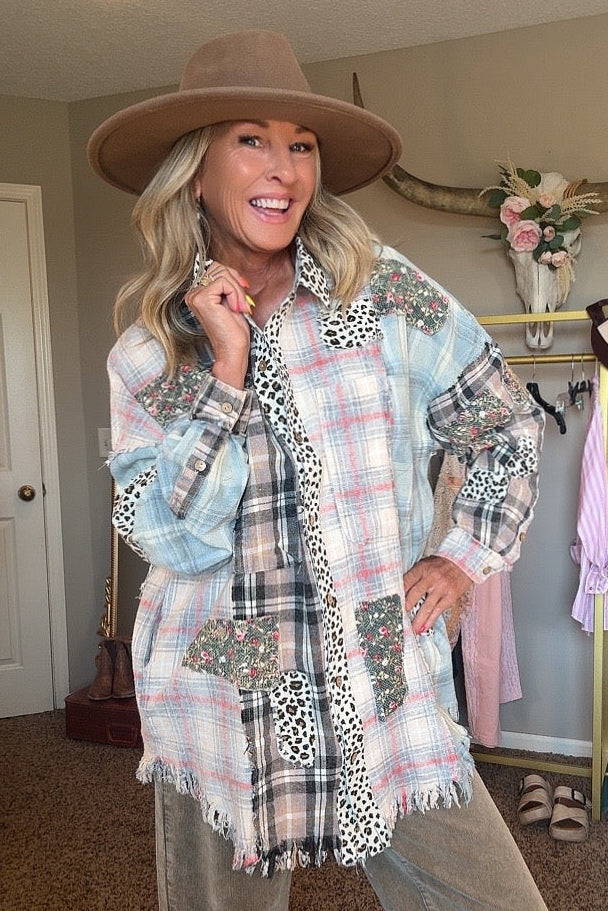 Roam Free Plaid Button Up