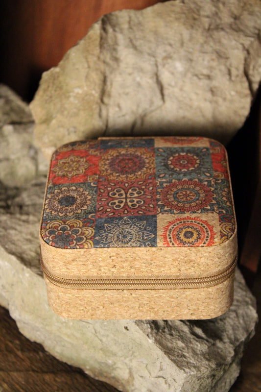 Old World Mosaic Traveling Jewelry Box