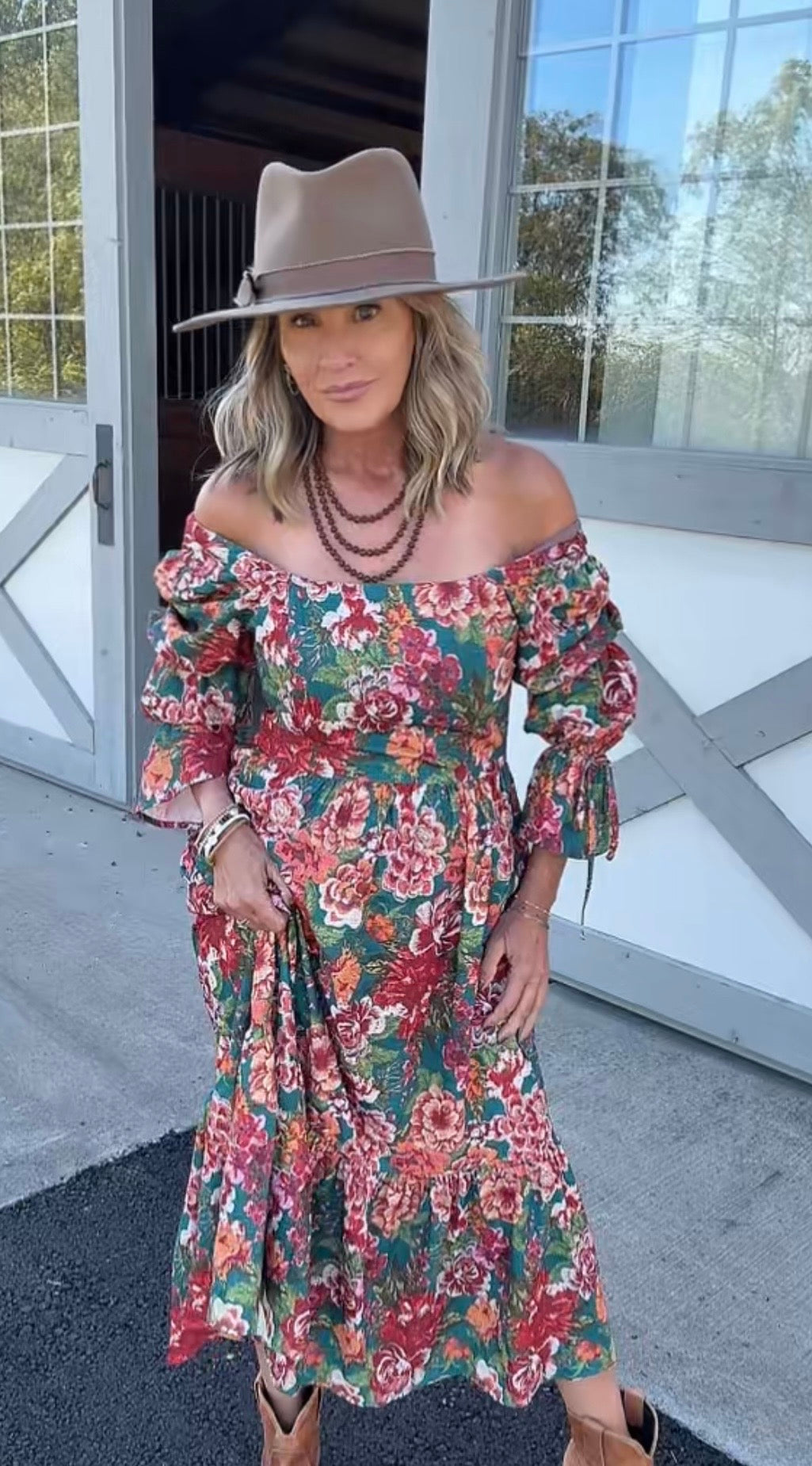 Antique Blossom Dress