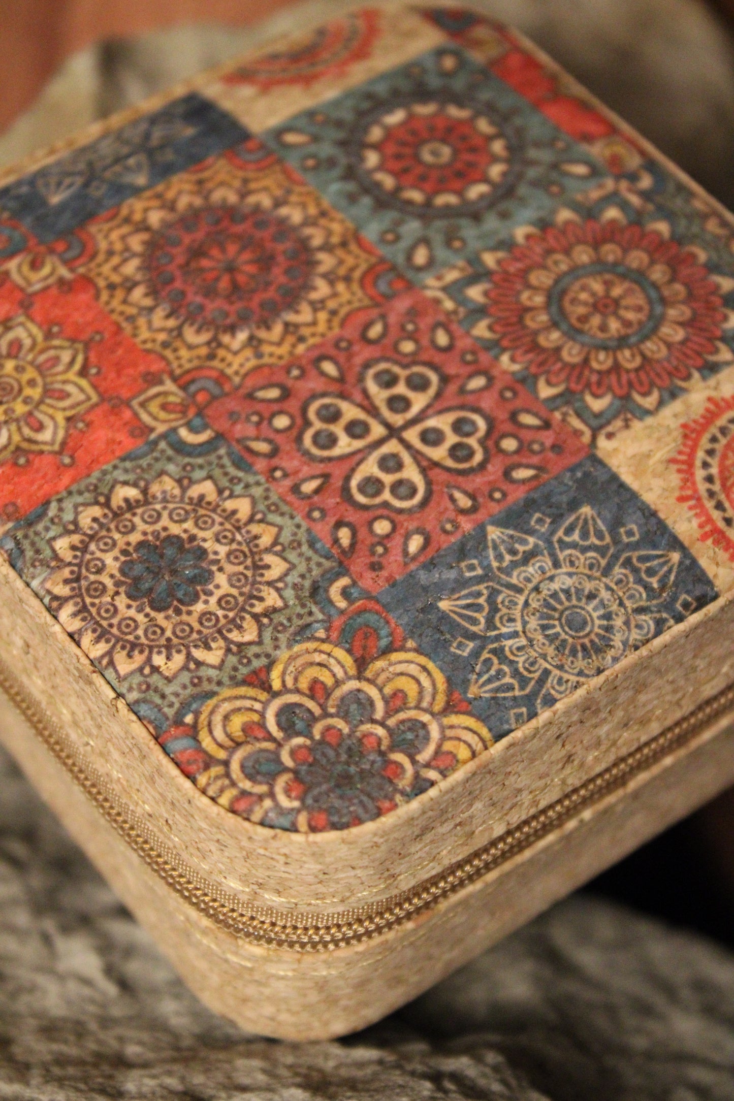 Old World Mosaic Traveling Jewelry Box