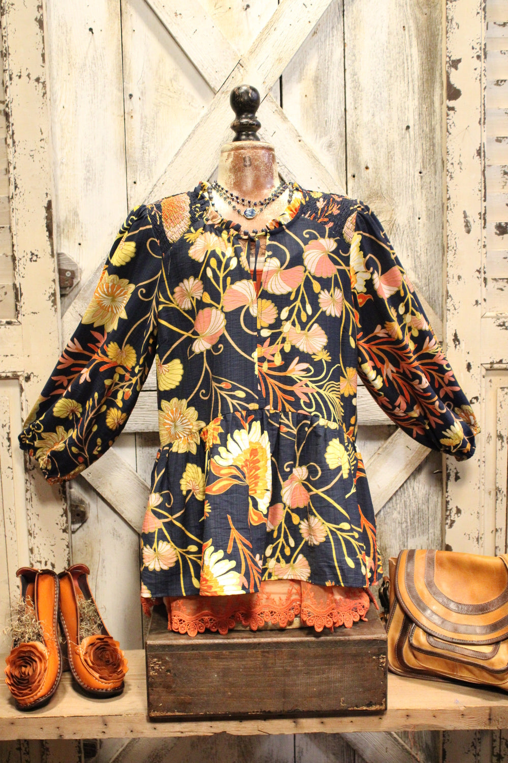 Frolicking Floral Blouse