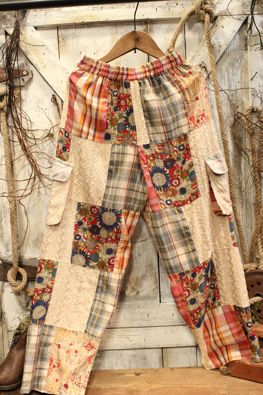 Frankie Latte Patchwork Pants – Farm Girls Fancy Frills