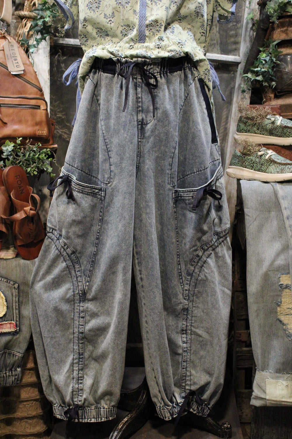 Washed Blues Jeans