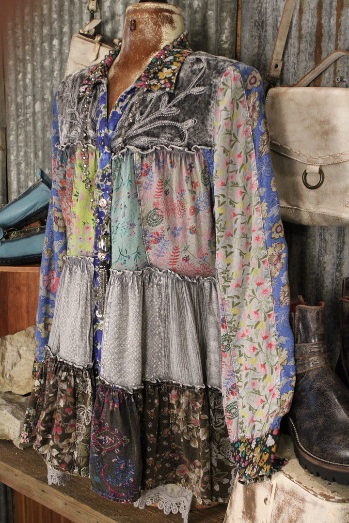 Juniper Slate Blouse