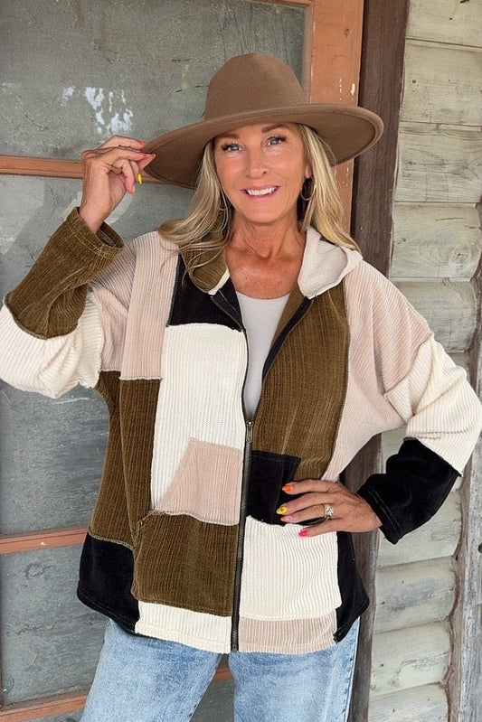 Earth & Ember Colorblock Jacket
