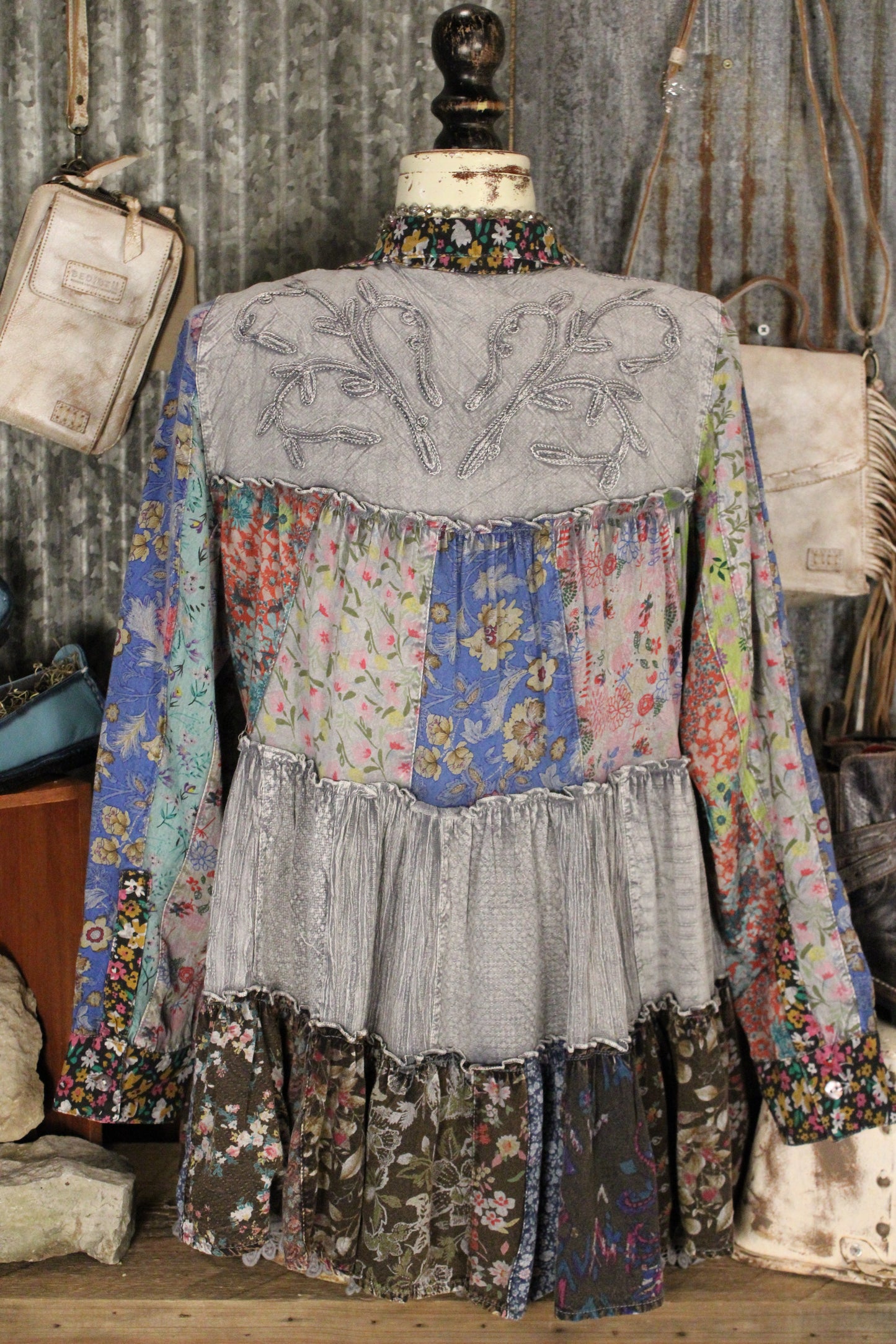 Juniper Slate Blouse