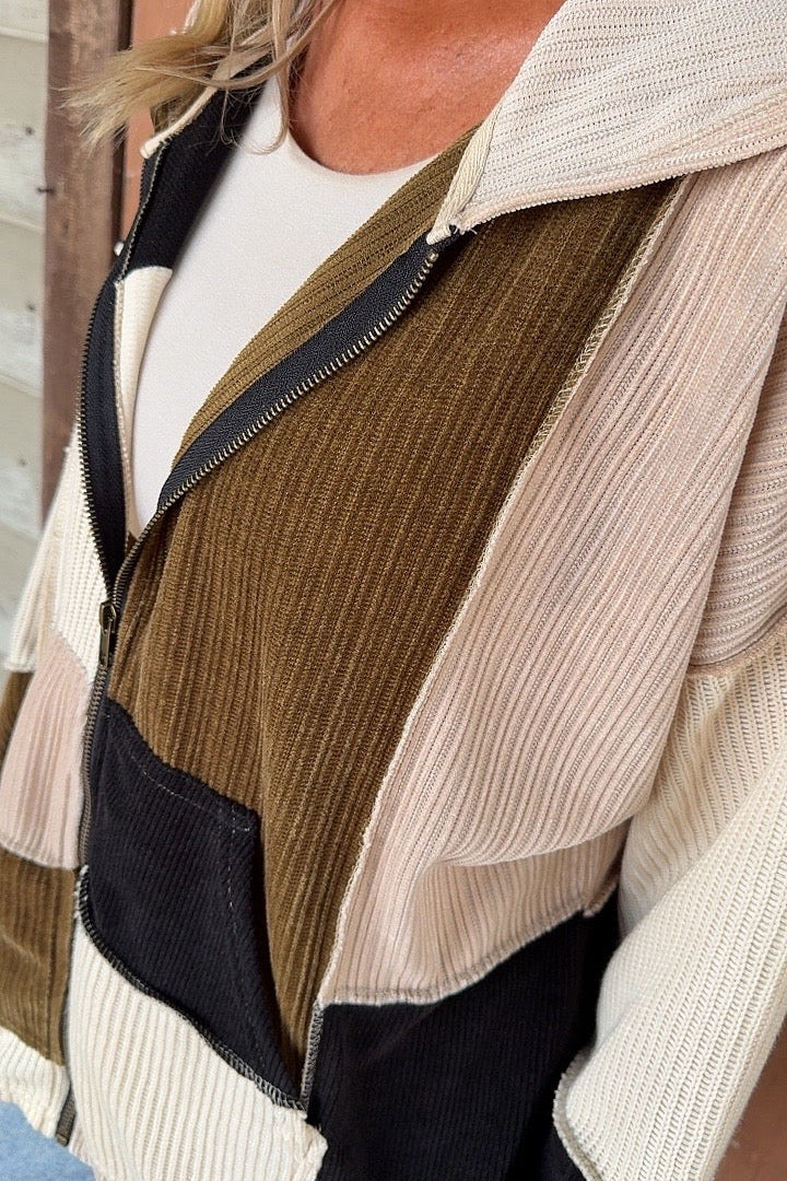 Earth & Ember Colorblock Jacket