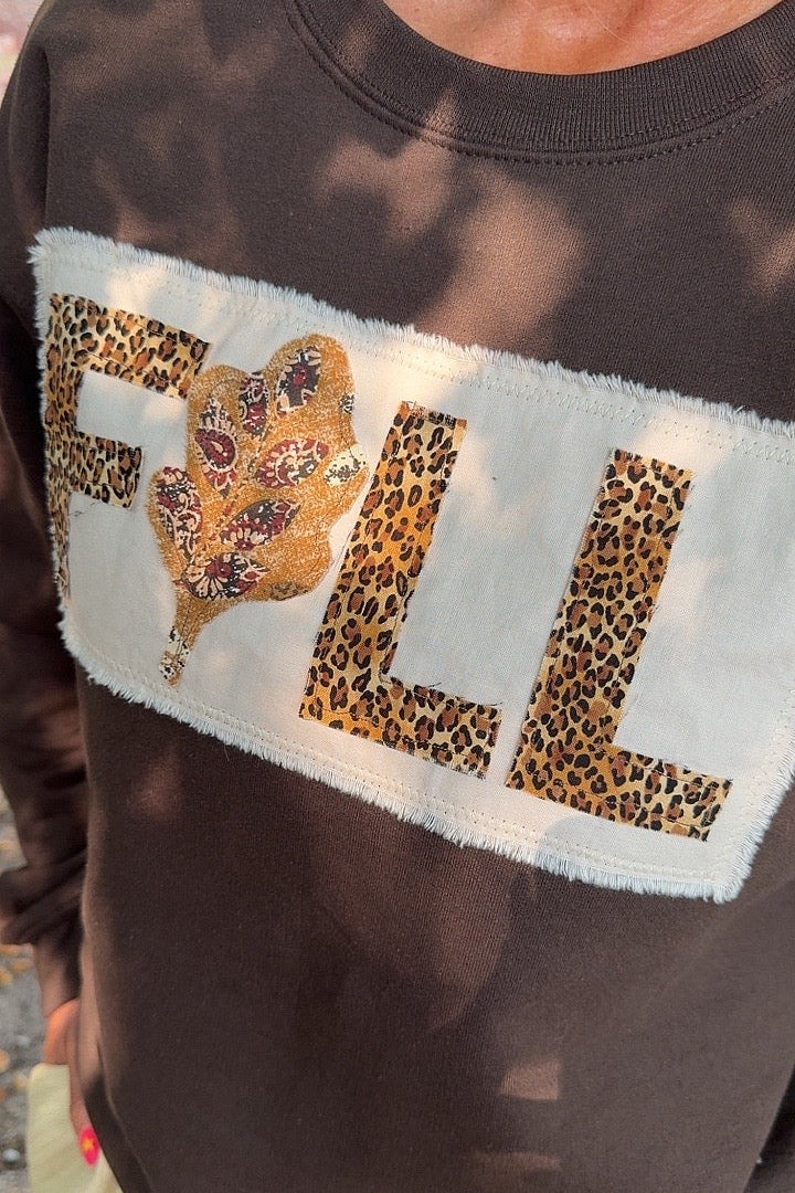 FGO Wild About Fall Applique Sweatshirt