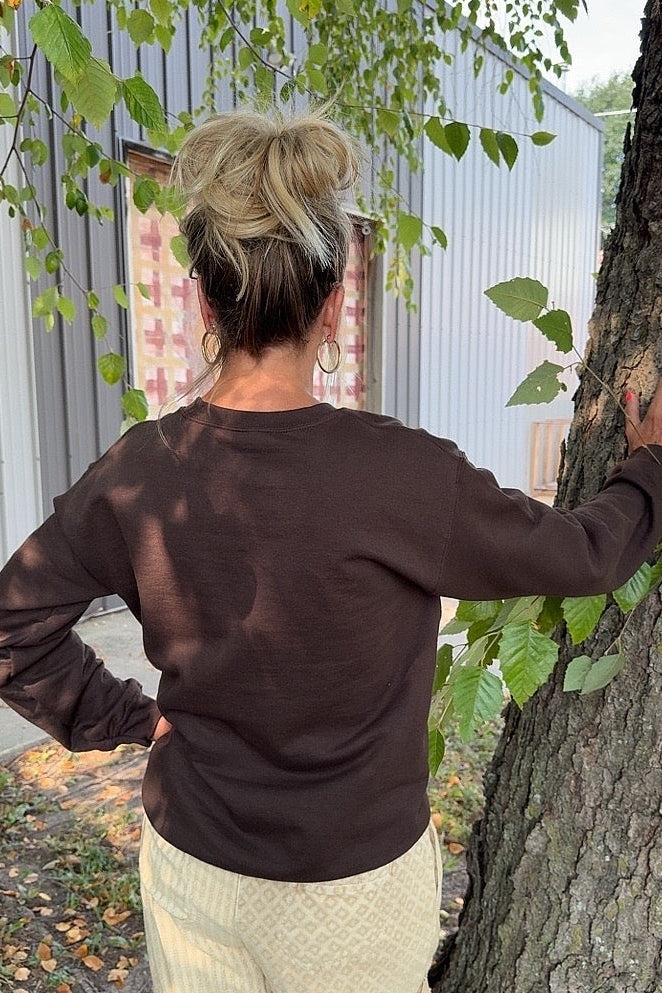 FGO Wild About Fall Applique Sweatshirt