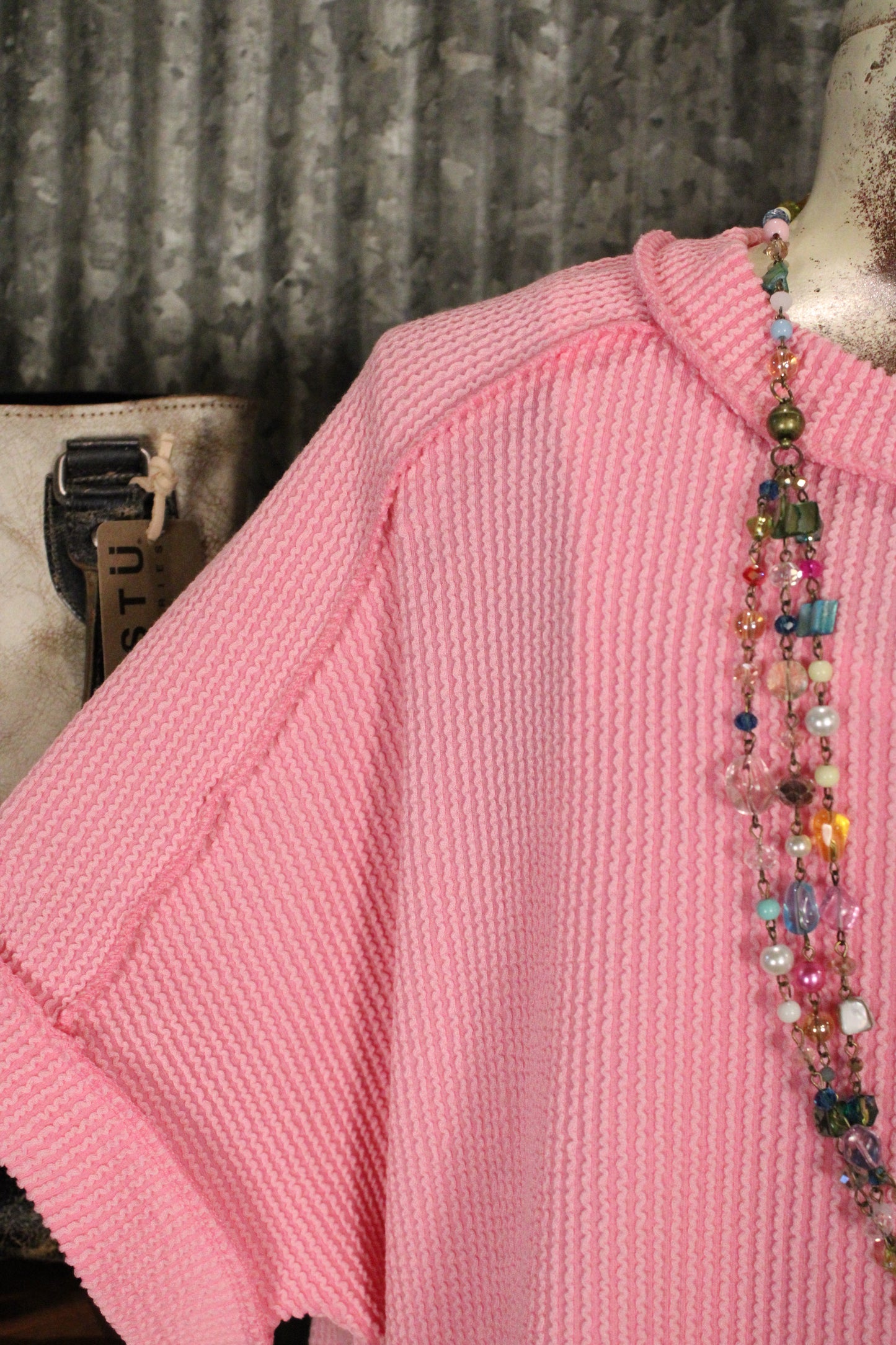 Easy Knit Bubblegum Top