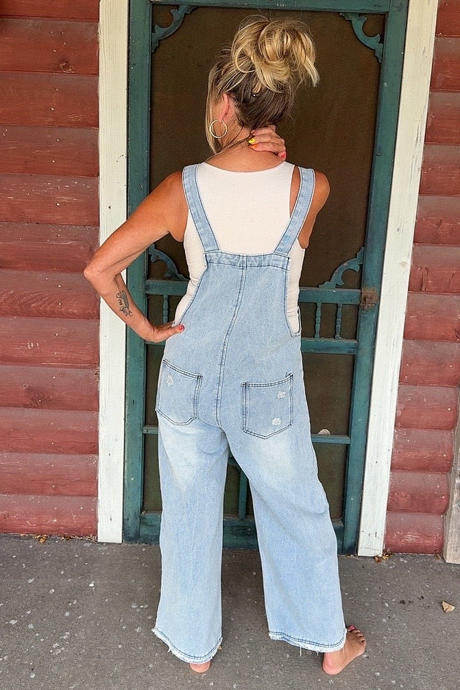 FGO Boo-tiful Ghost Appliqué Overalls