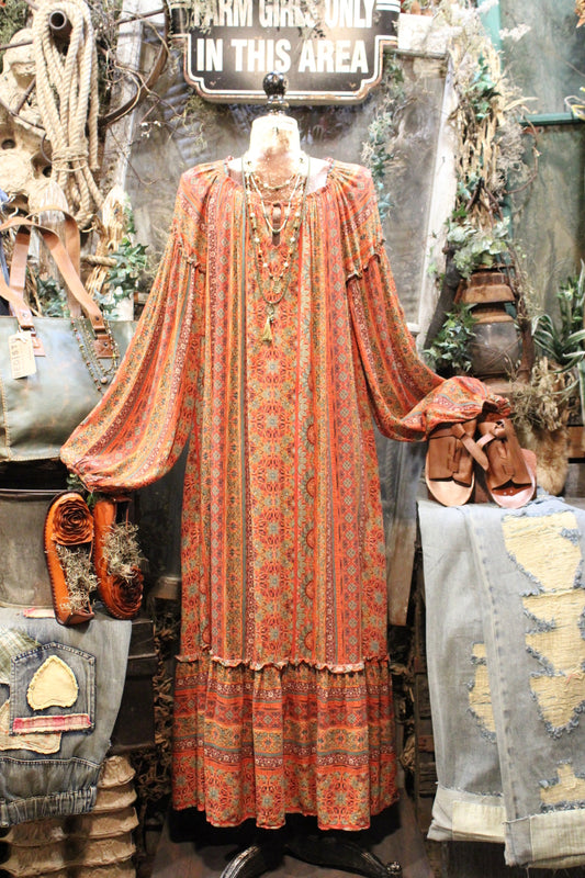 Crimson Clover Maxi Dress