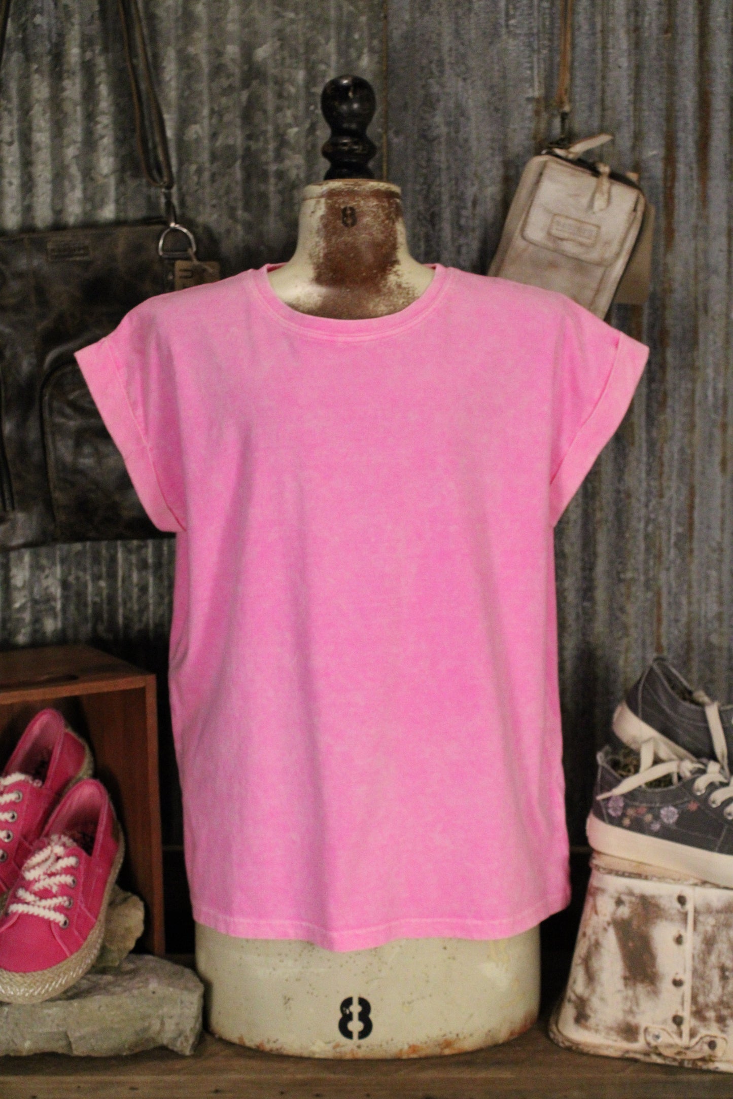 Cloud Soft Candy Pink Cotton Top