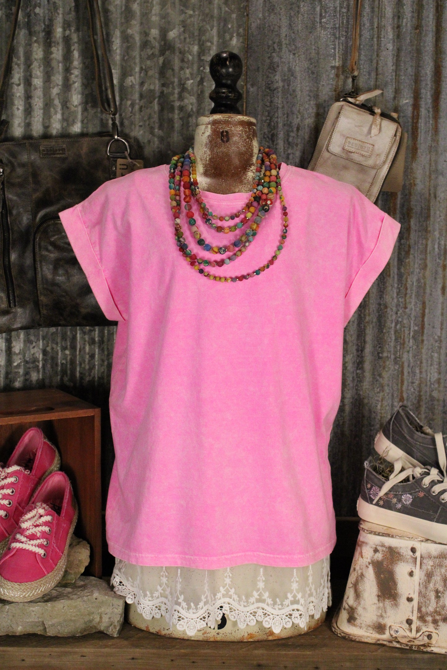 Cloud Soft Candy Pink Cotton Top