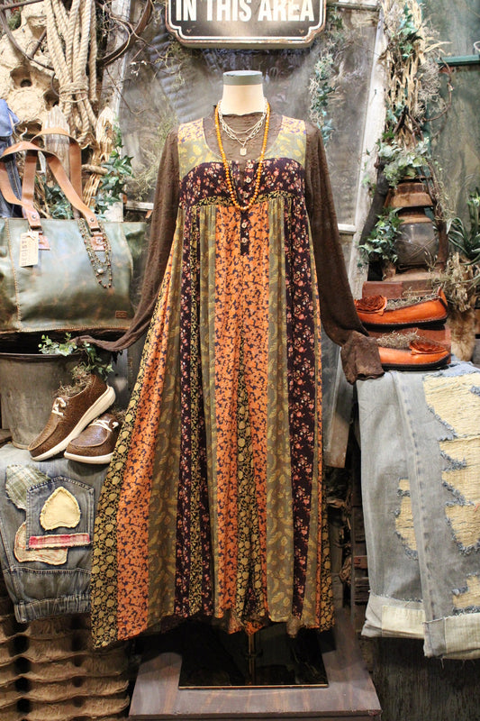 Backroad Orange Floral Romper