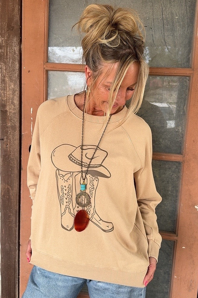 Boots And Brim Cotton Sweatshirt