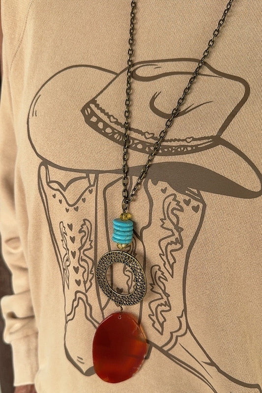 Marcela Bronze Necklace