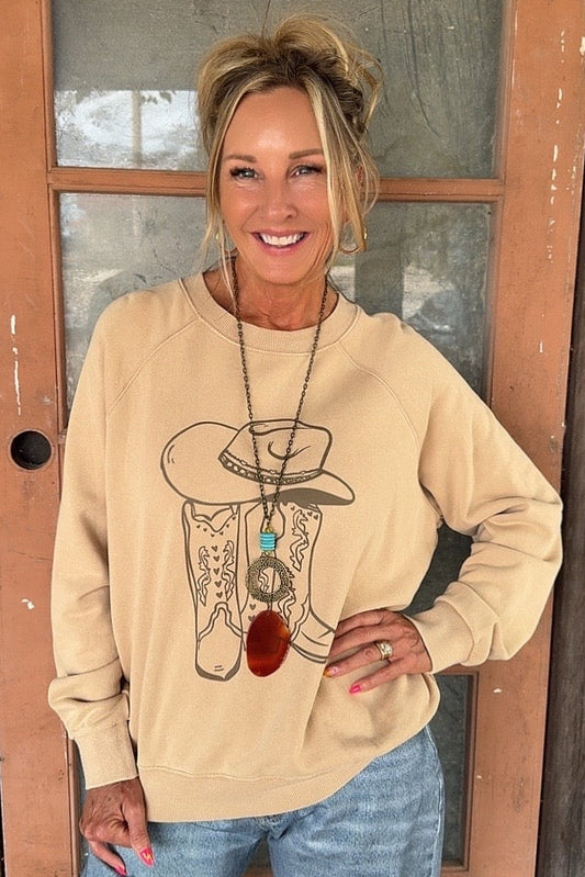Boots And Brim Cotton Sweatshirt