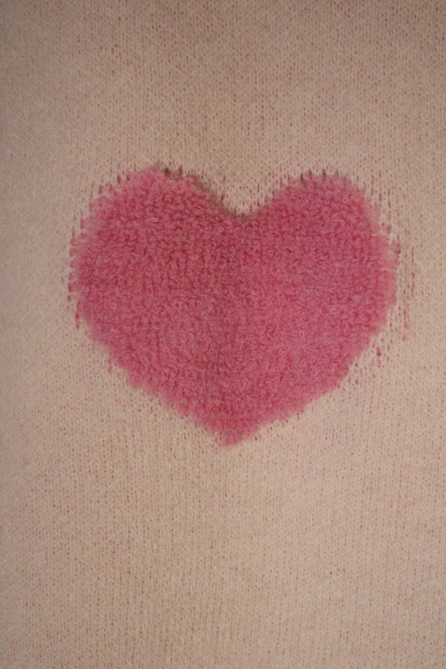 Candy Hearts Cozy Knit Sweater