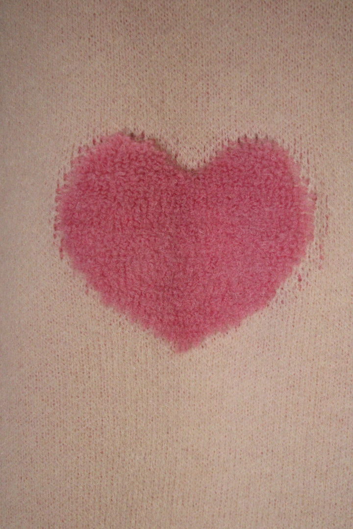 Candy Hearts Cozy Knit Sweater