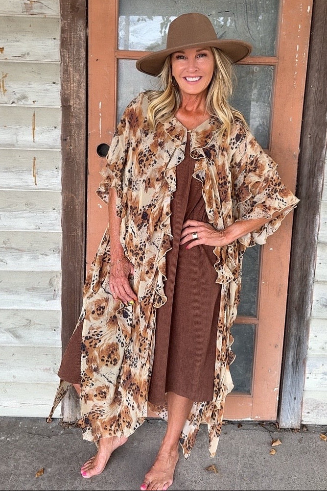 Golden Oasis Kimono