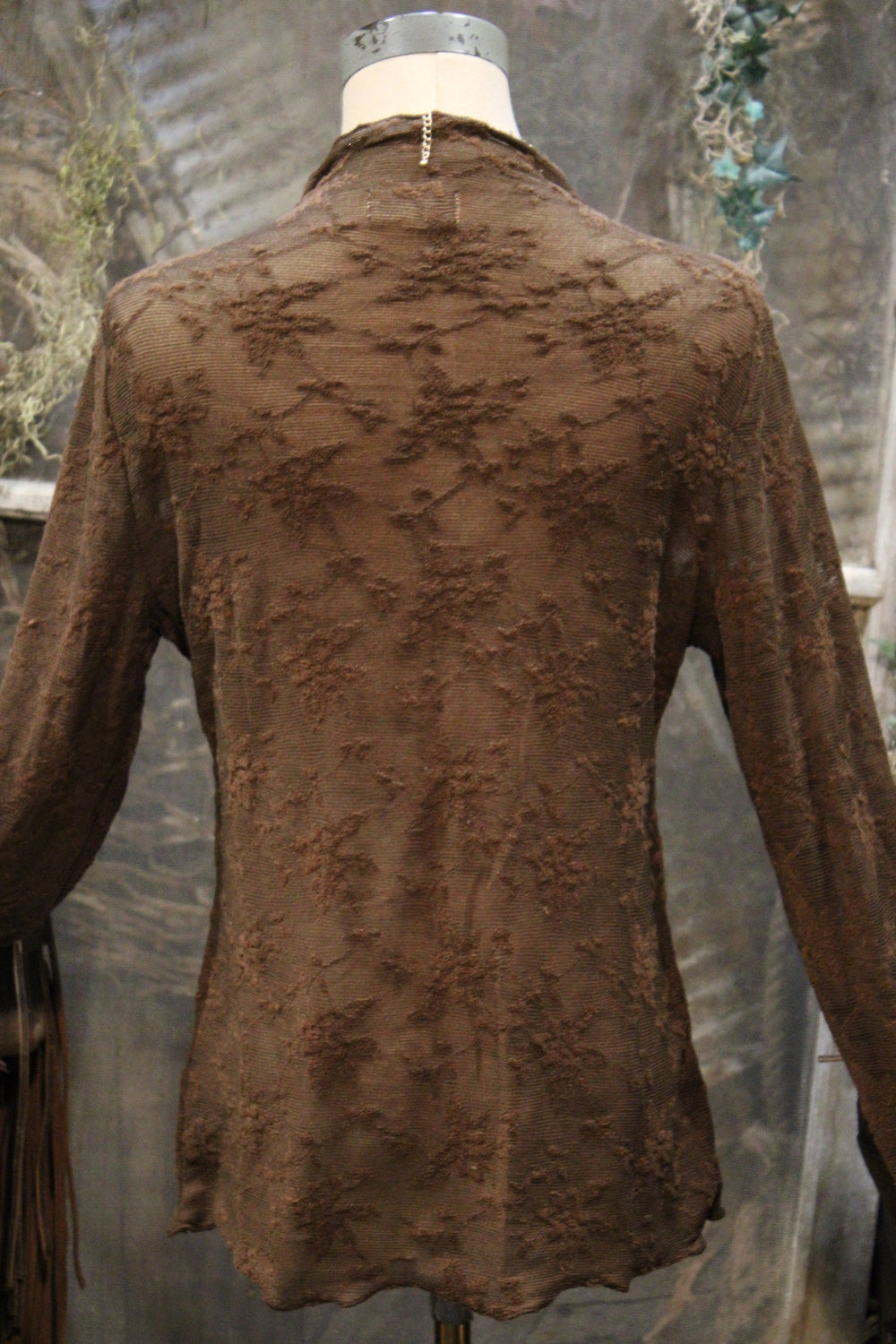 Chocolate Kiss Mesh Top