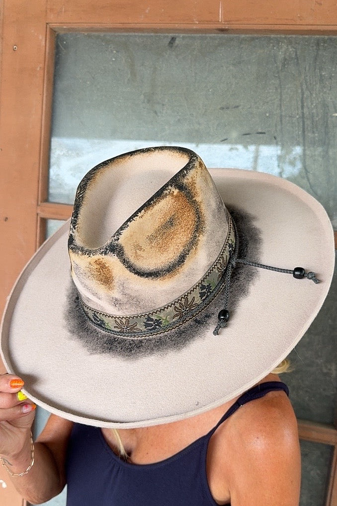 Going Out In Style Wide Brim Hat