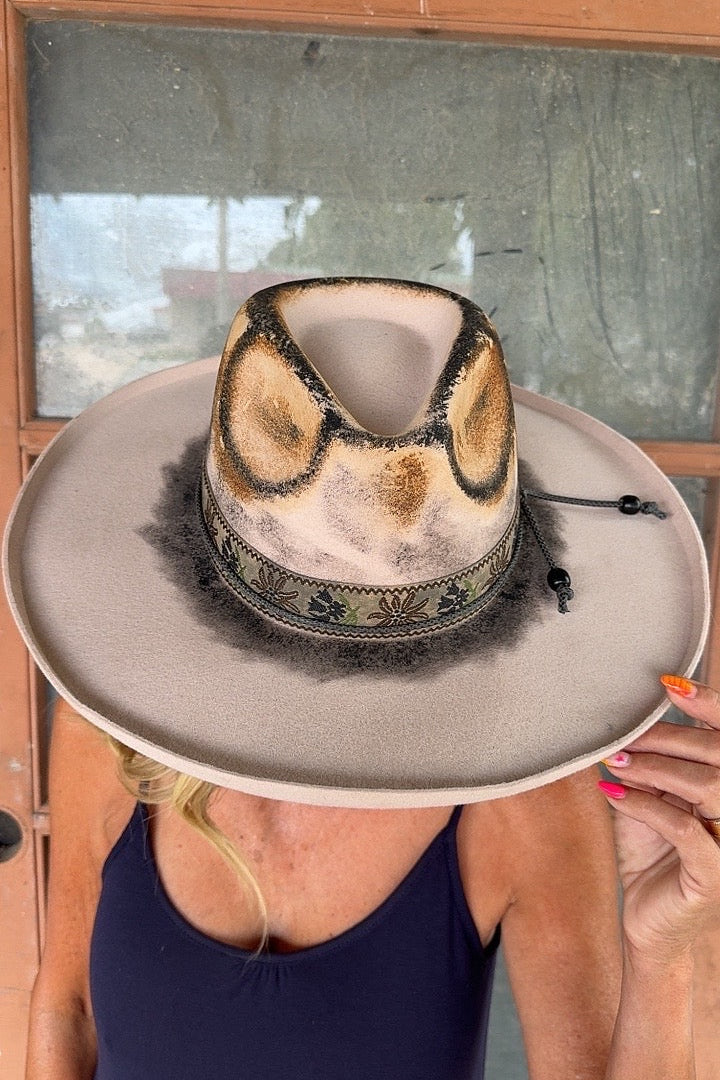 Going Out In Style Wide Brim Hat