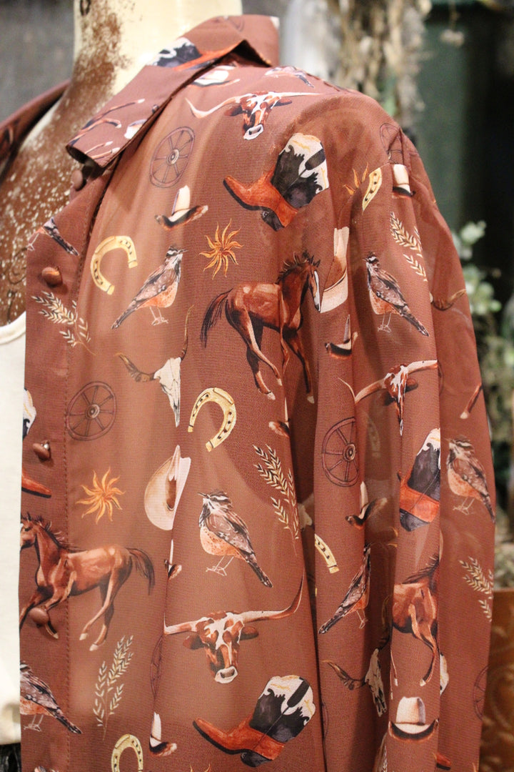 Boots &amp; Broncos Blouse